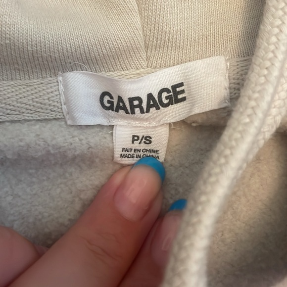 Garage beige chicago hoodie casual - Picture 4 of 5